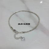 SOMILIA 925 Silver Bracelet Snowflake Blang 2.0mm