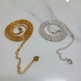 SOMILIA Necklace S925 Sterling Silver Sparkling Clavicle Chain High Jewelry