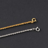 SOMILIA Yellow S925 Sterling Silver Necklace for Woman