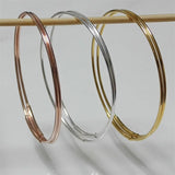 925 Silver Circle 35mm Hoop Earrings Women's Wedding Jewelry