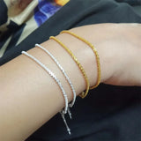 925 Sterling Silver Snowflake Bracelet - Water Jewelry Gift