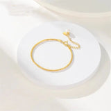 925 Sterling Silver Snowflake Bracelet 2.0mm for Women