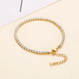 SOMILIA Yellow Bracelet S925 Sterling Silver Sparkling Glitter Lady Strap Gift