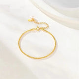 SOMILIA Snowflake Bracelet 925 Sterling Silver Rose Golden Water Jewelry