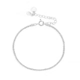 SOMILIA Snowflake Bracelet 925 Sterling Silver Rose Golden Water Jewelry