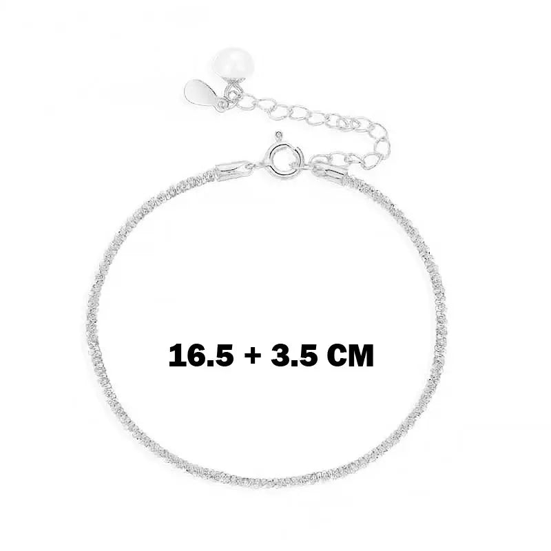 SOMILIA Snowflake Bracelet 925 Sterling Silver Rose Golden Water Jewelry