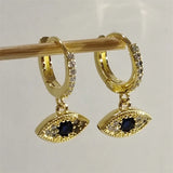 SOMILLIA 18K 925 Silver Clear CZ Hoop Earrings