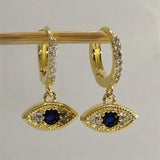 SOMILLIA 18K 925 Silver Clear CZ Hoop Earrings