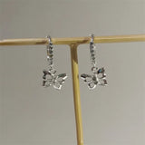 SOMILLIA 925 Sterling Silver Ear Cartilage Huggie Earrings for Women