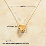 Little Love Peach Heart Perfume Pendant Necklace
