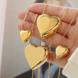 Little Love Peach Heart Perfume Pendant Necklace