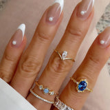 Water Drop Zircon Fine Ring - Top Jewelry