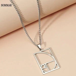 Stainless Steel Boy Girl Pendant Necklace