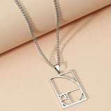 Stainless Steel Boy Girl Pendant Necklace