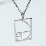 Stainless Steel Boy Girl Pendant Necklace