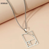 Stainless Steel Boy Girl Pendant Necklace