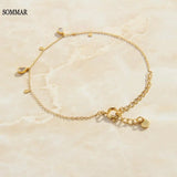 Plated Maiden Charm Bracelet Water Drop Bracelet Wedding Jewelry