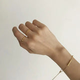18KGP Circular Opal Ring for Women