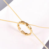 18KGP Circular Opal Ring for Women