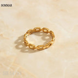 18KGP Circular Opal Ring for Women