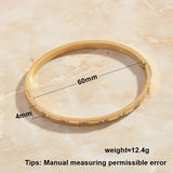 Plated Lady Charms Bangle 4mm Bracelet Wedding Jewelry