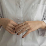Hollowed Out Wedding Rings for Women and Men - Size 6 7 8 - Christmas Gift