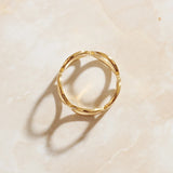 Hollowed Out Wedding Rings for Women and Men - Size 6 7 8 - Christmas Gift