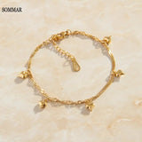 Women's Peach Heart Love Bracelet Fine Jewelry