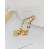 Resin Charms 18KGP Plated Maiden Bracelet