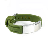 SOS Kids ID Bracelet Soft Silicone Emergency Name Phone