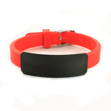 SOS Kids ID Bracelet for Children Soft Silicone Emergency Name Phone Number