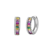 SPE12 CZ Cuff Earrings Huggie Studs