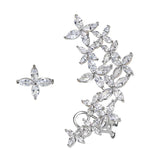 SPE12 CZ Cuff Earrings Huggie Studs