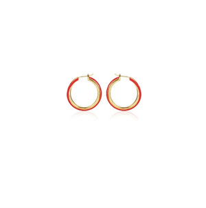 SPE16 Silver Hoop Earrings Female Retro French Style