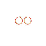 SPE16 Silver Hoop Earrings Female Retro French Style