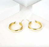 SPE16 Silver Stud Earrings Prevent Allergy MZ6666