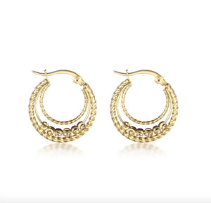 925 Silver Zircon Flower Drop Earrings For Women