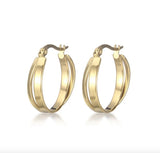SPE17 Hoop Earrings Stainless Steel Symbol Earrings