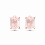 SPE18 Silver Zircon Stud Earrings Women Wedding Band Jewelry