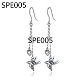 Love Hearts Asymmetric Earrings for Wedding