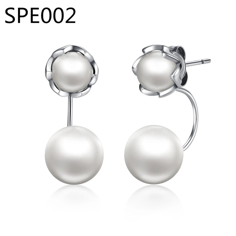 Large Asymmetric Hearts Of Love Silver Earrings