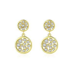 SPE20 Silver Needle Large Hoop Earrings