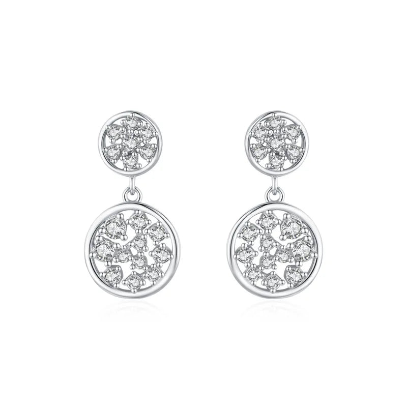 SPE20 Silver Needle Large Hoop Earrings