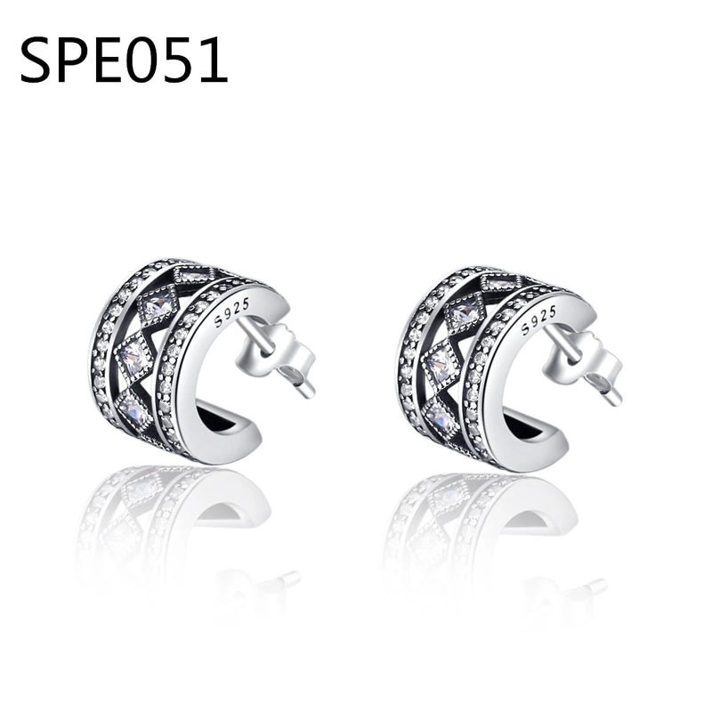 Resin Flower Stud Earrings For Lady Hot Gift