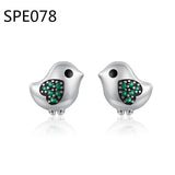 Mixed Round Stud Earrings for Women Jewelry Birthday Gift