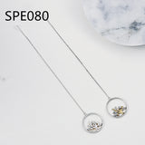 SPE8 Sun Flower Stud Earrings for Women Girls