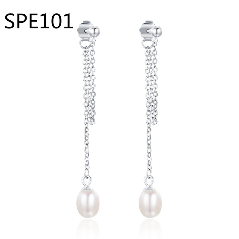 SPE9 Silver Leaves Hoop Earrings for Women