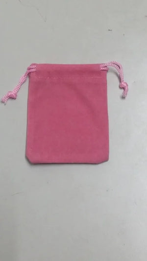 20pcs Pink Velvet Jewelry Bags Pouches Necklace Bracelet Watch 7*9cm