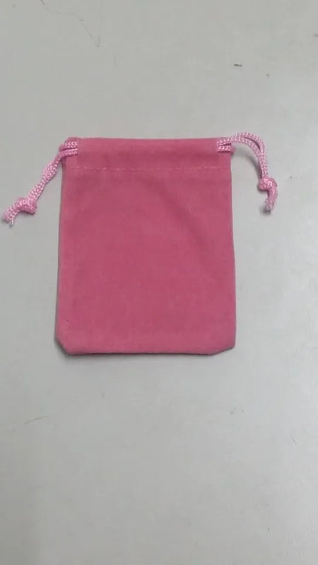 20pcs Pink Velvet Jewelry Bags Pouches Necklace Bracelet Watch 7*9cm