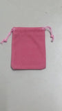 20pcs Pink Velvet Jewelry Bags Pouches Necklace Bracelet Watch 7*9cm